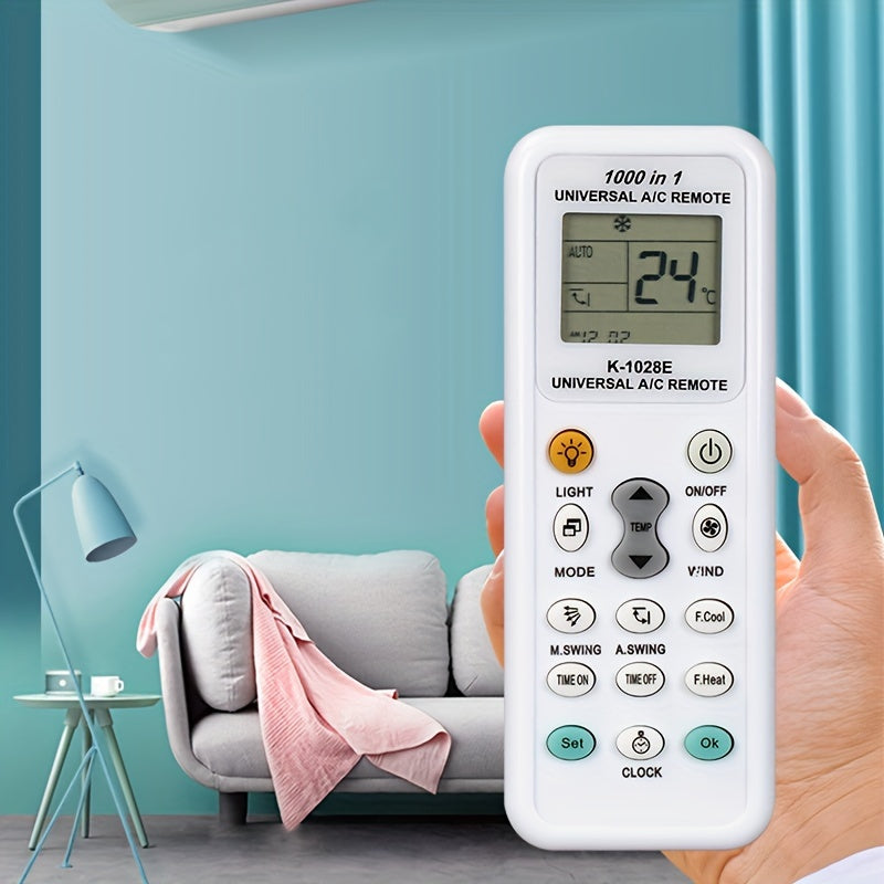 Universal Air Conditioning Remote Control 1000 in 1 K-1028E English Version Plastic