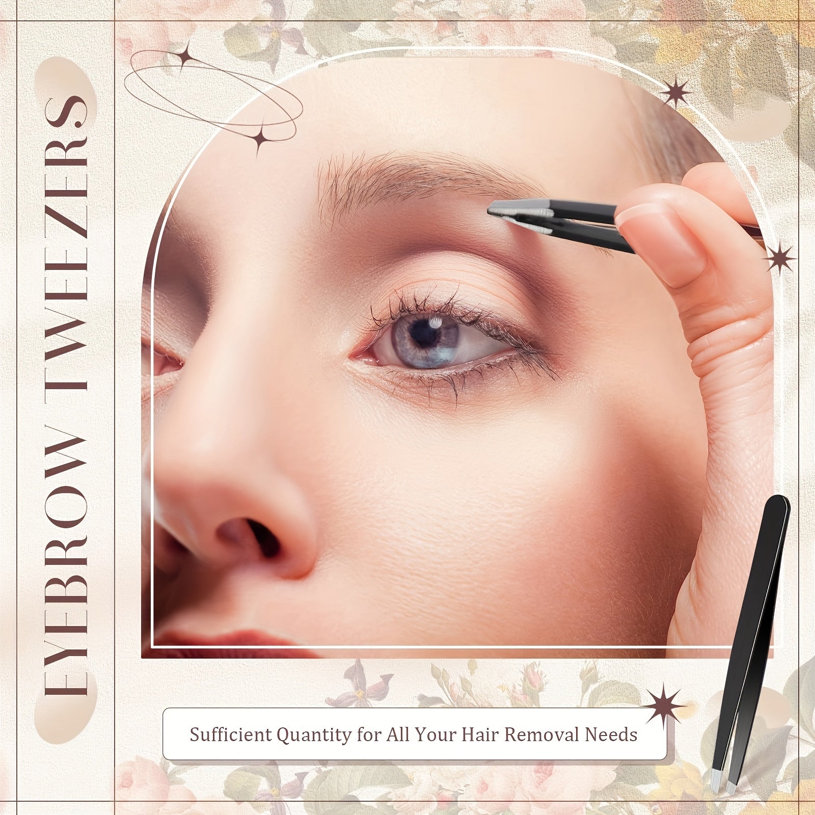 Профессиональный набор точных пинцетов для бровей, удаления заноз и вросших волос