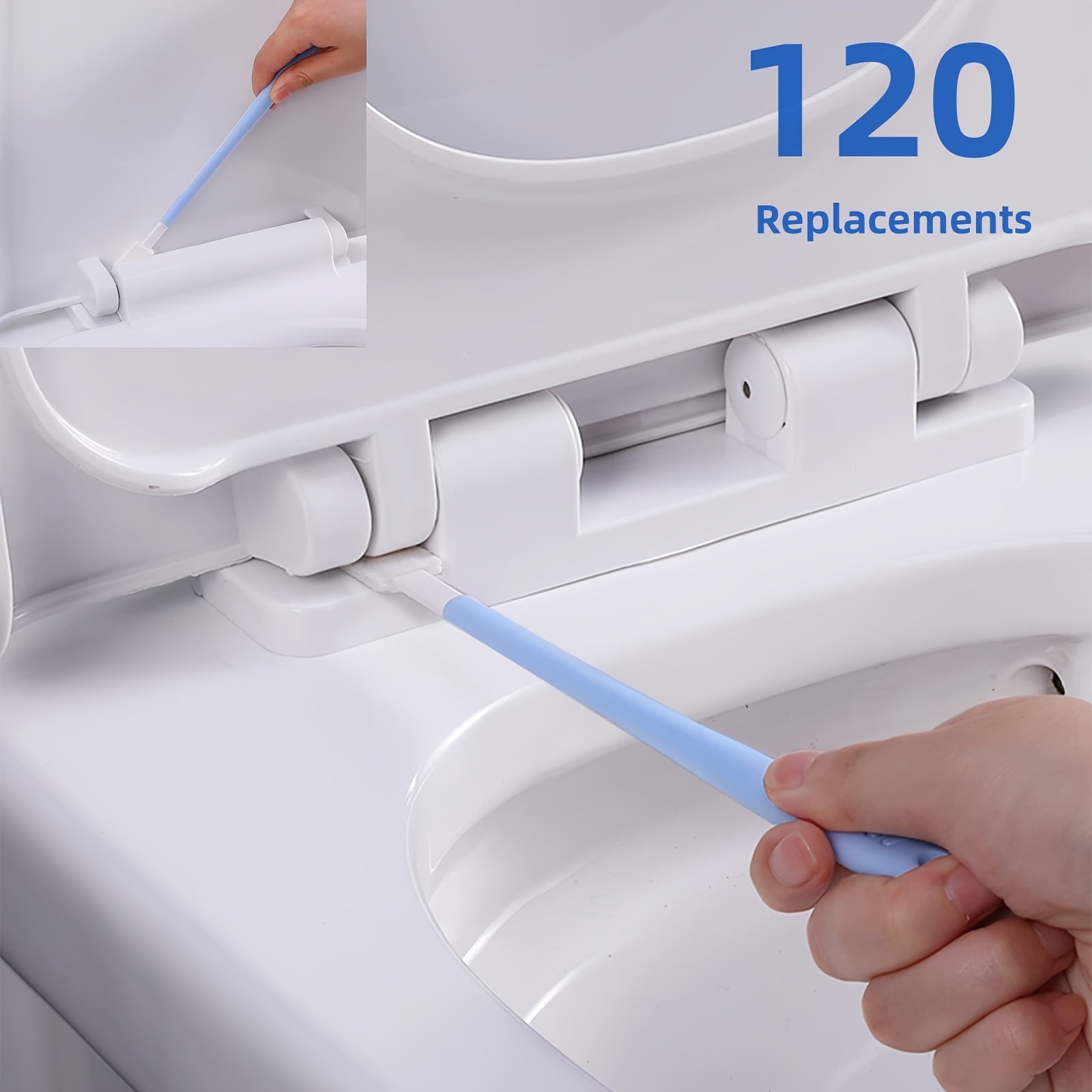 O'zbekistonda uy tozalash uchun uzun tutqichli bir martalik hojatxona cho'tkasi to'plami, plastik material, o'lik burchaksiz, elektrsiz, hammom tozalash asboblari va materiallari