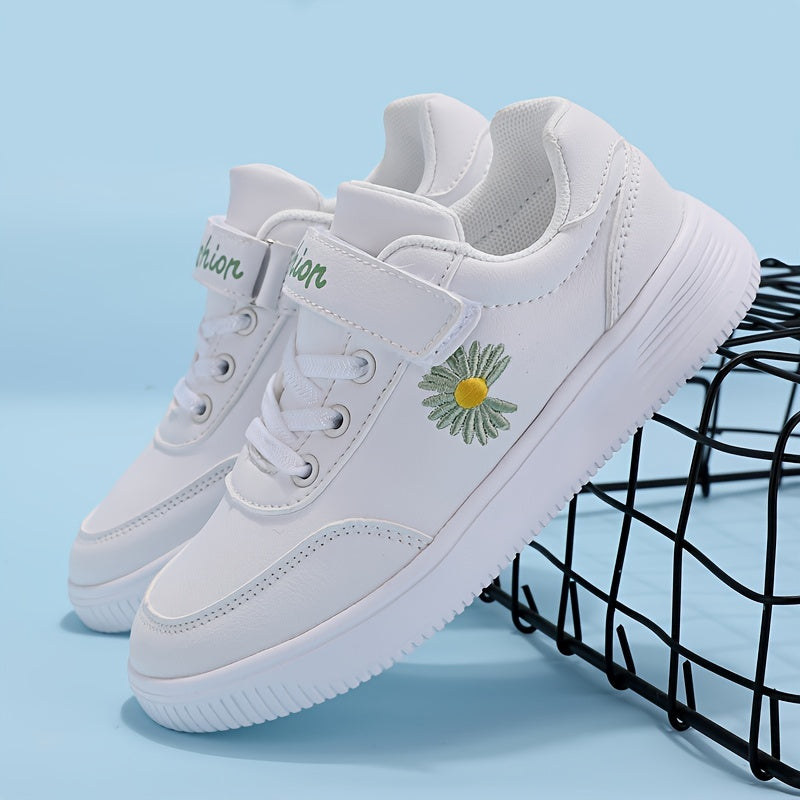 Kids' Floral Fashion Sneakers Lightweight Non-Slip Easy On/Off Straps EVA Sole