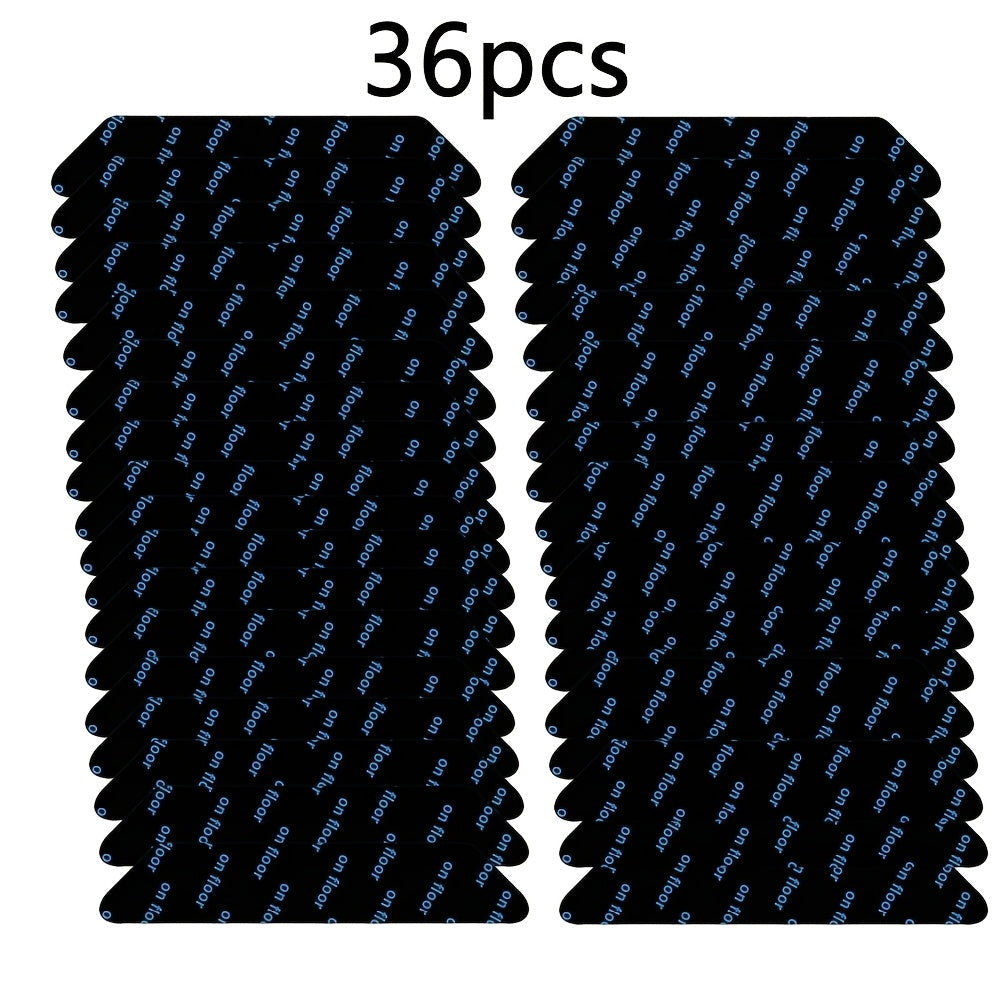 Carpet Mats Set of 12 24 or 36 Anti-Slip Reusable Washable for Hardwood Floors
