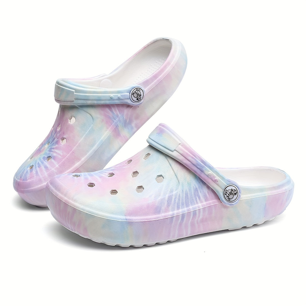 Women's EVA Clogs Slip-On Garden Shoes with Floral Leopard Patterns