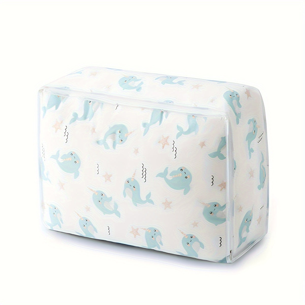 Underbed Storage Bag Polyester Moisture-Proof Clothing Organizer for Adults Single Pack