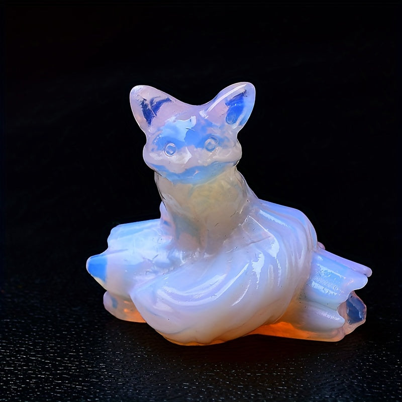 Tabiiy toshdan yasalgan to'qqiz ta sharchali fox oymasi, uy bezaklari va sovg'alar uchun