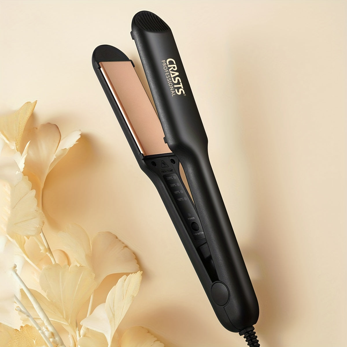 Dual Voltage Hair Straightener for All Hair Types with Euro, US, UK Plugs