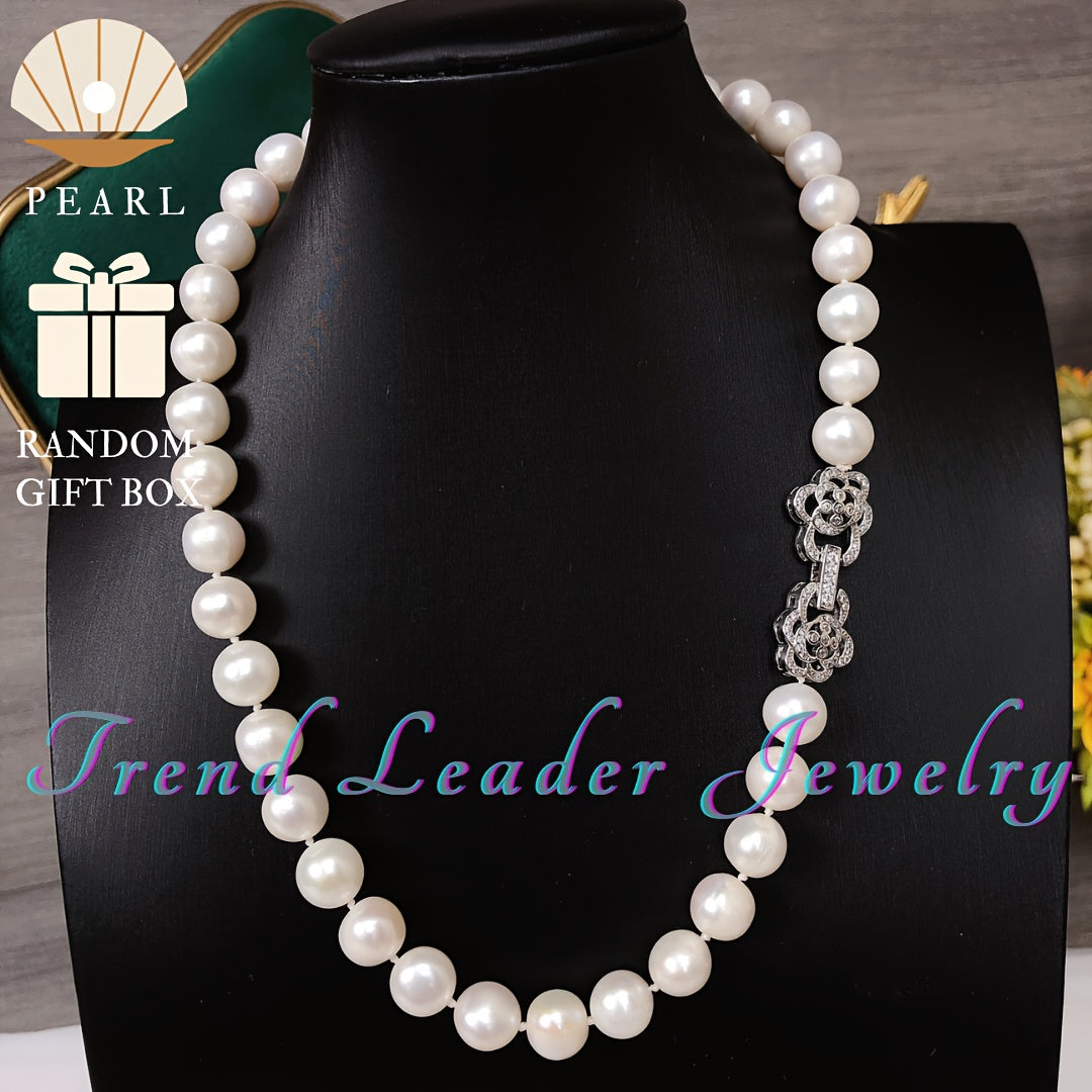 Women's Freshwater Pearl Necklace Multi-Layer Elegant Jewelry for Formal and Casual Wear