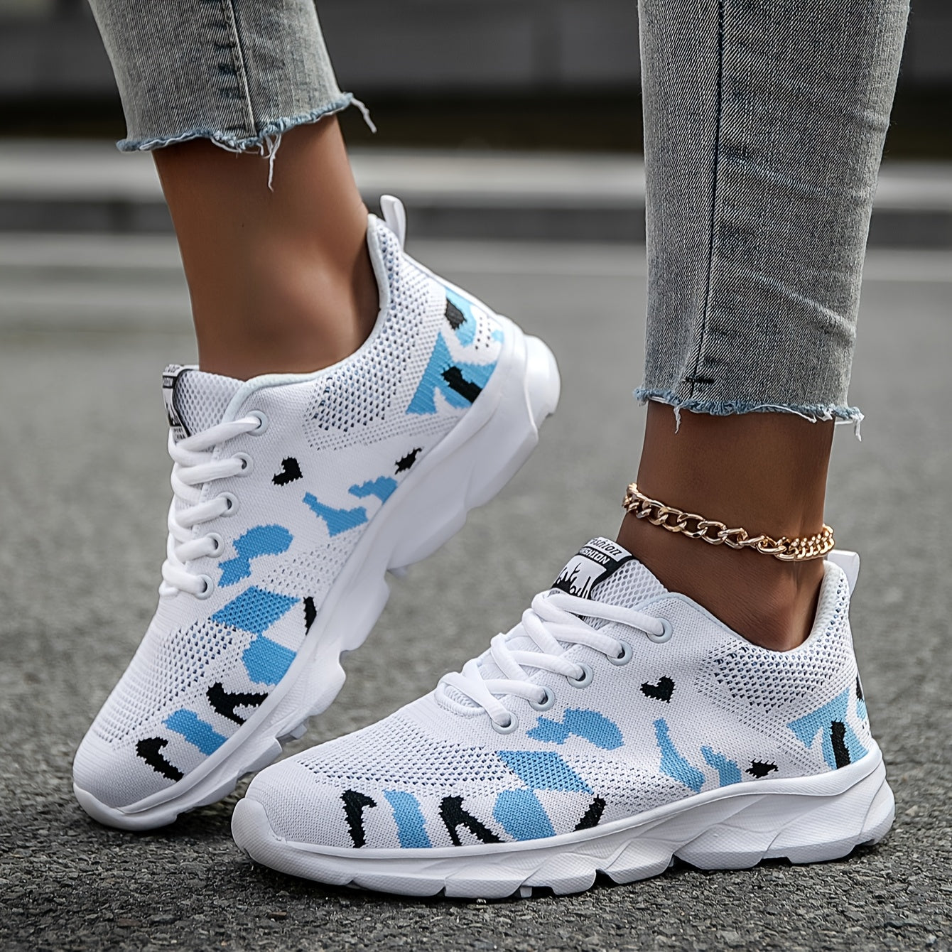 Women's Mesh Running Shoes Lightweight Breathable Sneakers All Seasons
