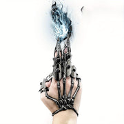 Harajuku Style Alien Hand Armor Ring Adjustable Bionic Mechanical Halloween Festival