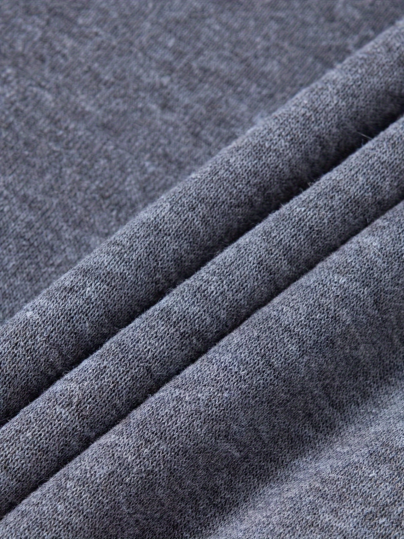 Men's Solid Color Polyester Half-Zip Hoodie with Kangaroo Pocket for Fall Winter