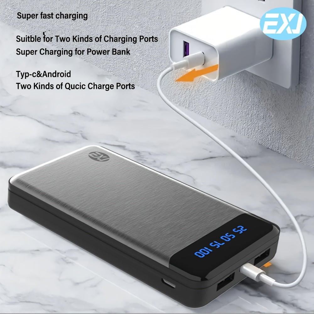 Portable Power Bank 20000mAh Fast Charging Compact Universal Compatibility