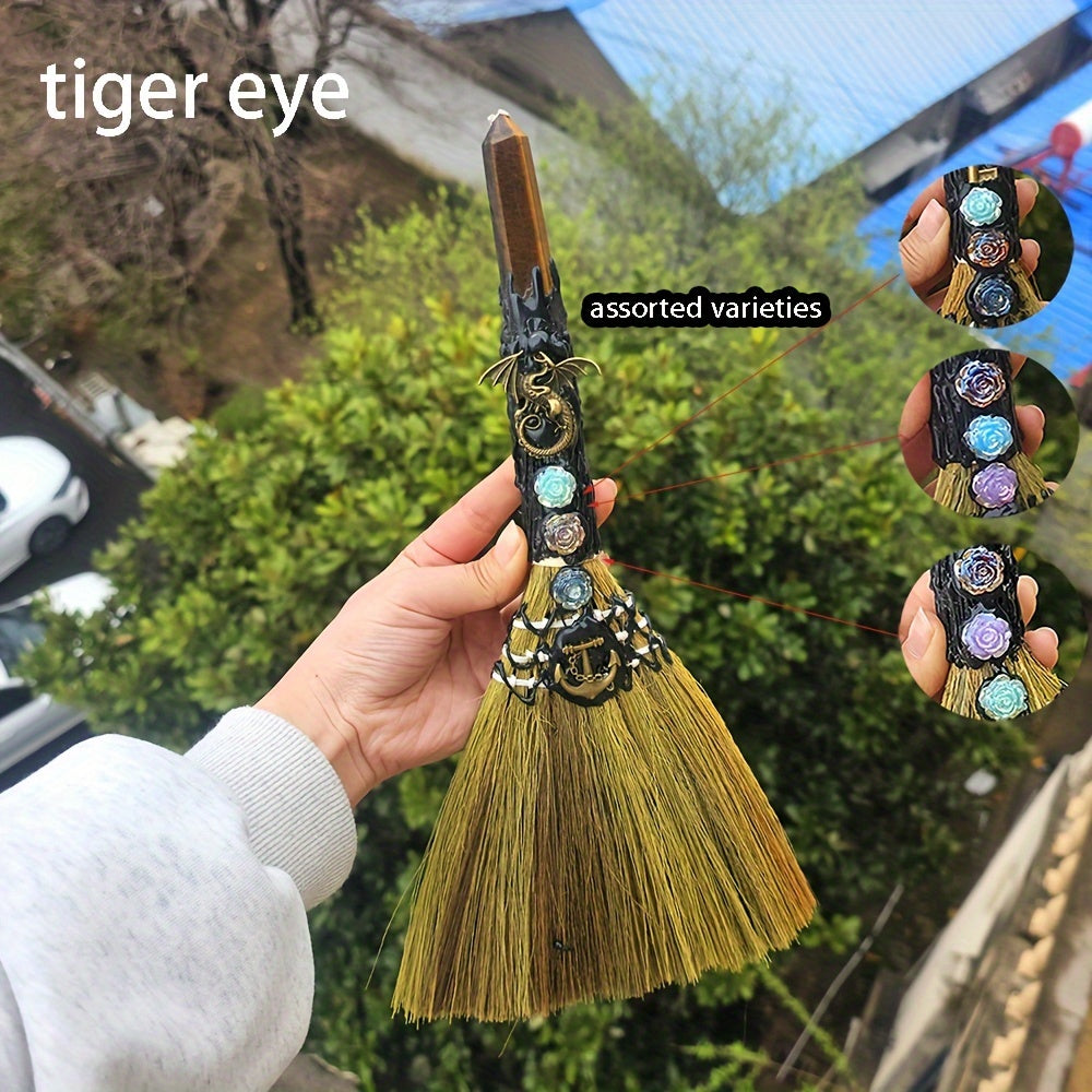 Hexagonal Natural Crystal Pillar for Home Decor and Meditation