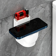 Home Decor Wall Hanging Toilet Shape Metal Plastic Rectangular Cover