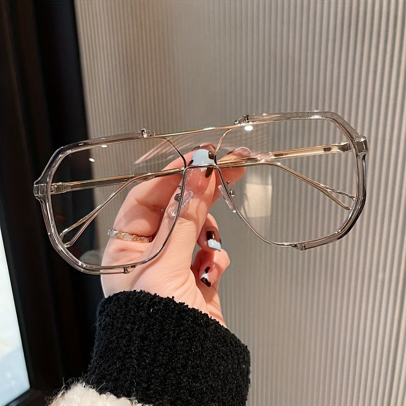 Gafas de sol de doble puente grande para mujer y hombre, polarizadas, para conducir y viajes a la playa