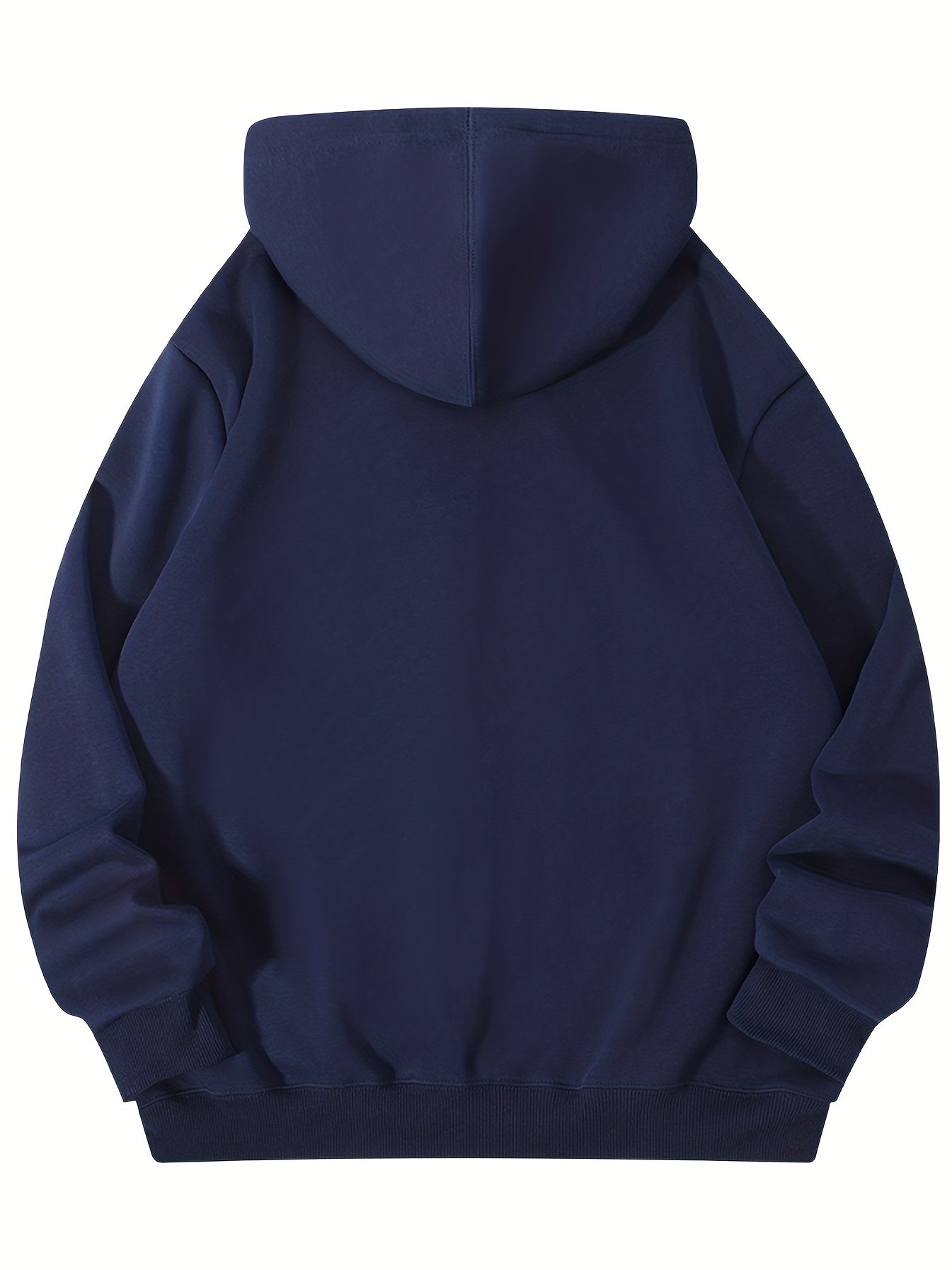 Men's Cotton Blend Hooded Zipper Sweater Coat for Fall Winter