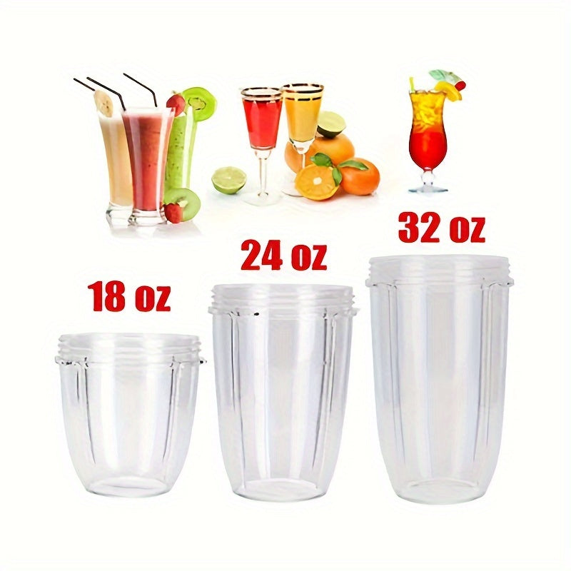 Vaso de repuesto para exprimidor 18, 24, 32 onzas, transparente, para modelos Nutribullet 600W 900W