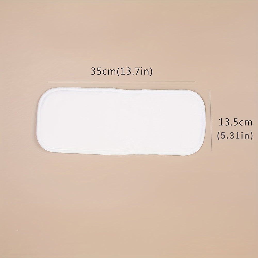 Microfiber Cloths Pack with 3-Layer Washable Diaper Inserts for Baby Care