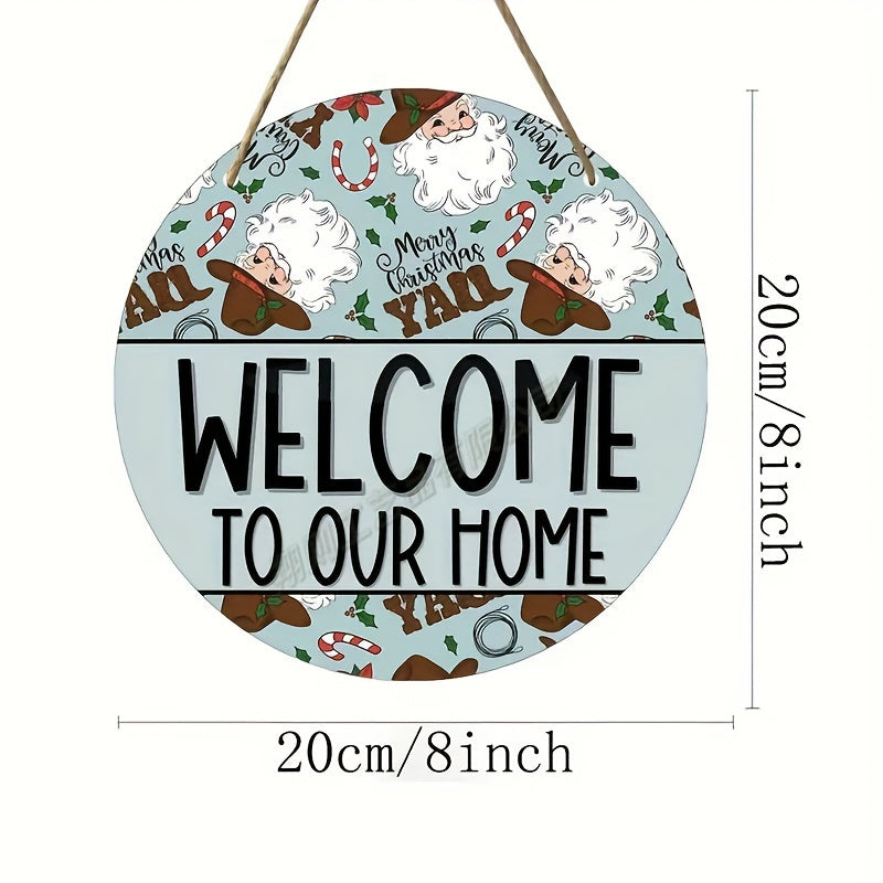 Colorful Wooden Door Sign for Home Decor and Kids' School Supplies