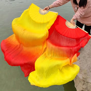 177.8cm Gradient Belly Dance Hoop for Right-Handed Performers Durable Silk-Like Texture