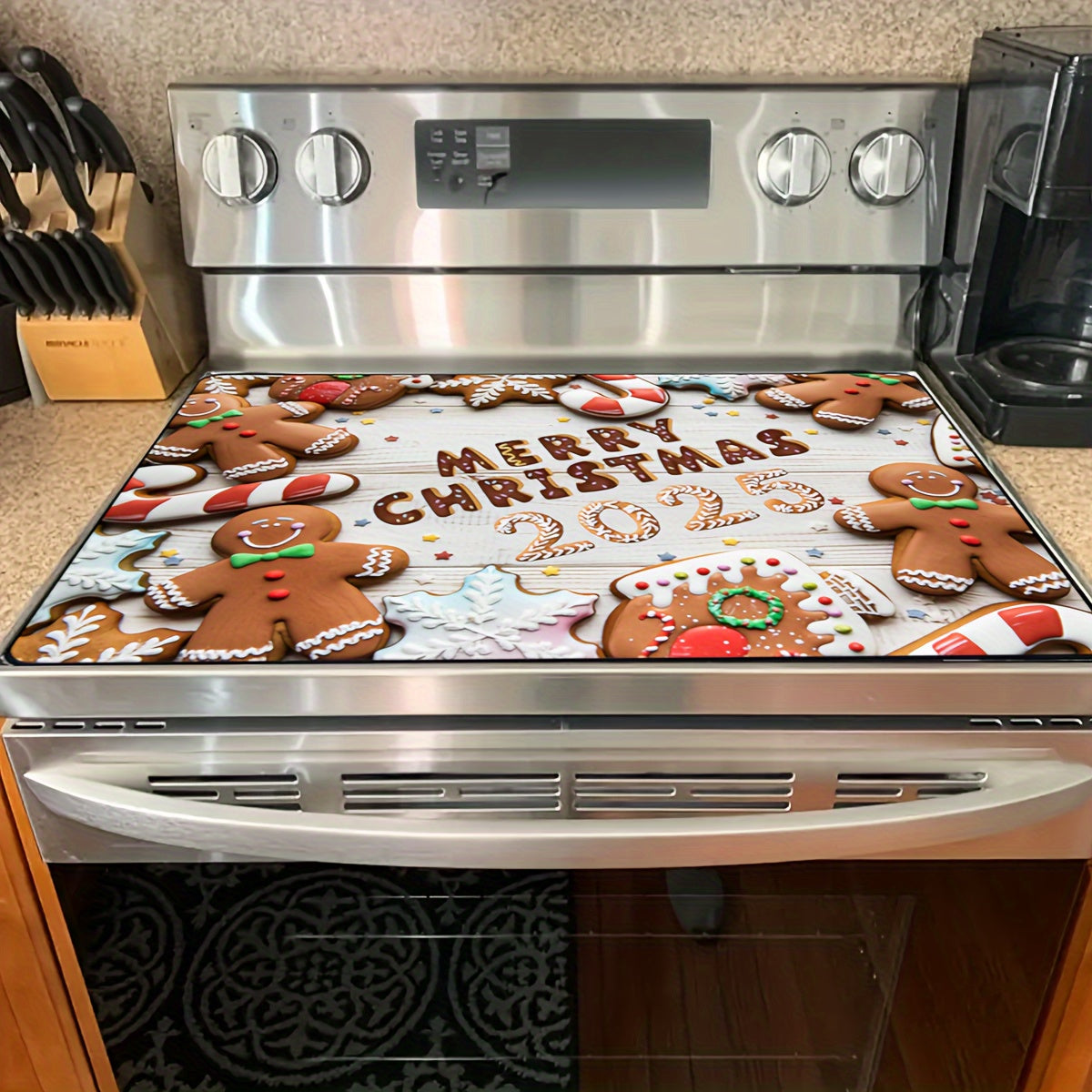 Large Waterproof Heat-Resistant Scratch Guard for Electric Glass Cooktops 72cm