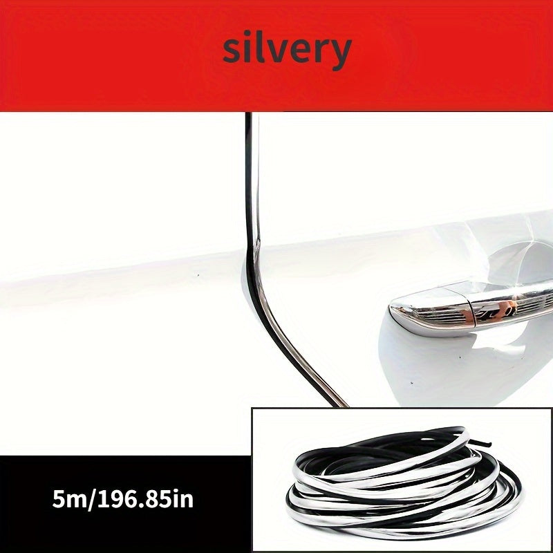 Universal Car Door Edge Guard Strip Rubber Protector 5m Scratch Seal