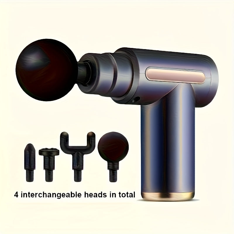 4 ta almashtiriladigan massaj boshliqlari, mushaklarni bo'shatuvchi 6 rejimi, USB orqali zaryadlanadigan, turli ranglarda mavjud - Otalar kuni va Sevgi kuni uchun ideal sovg'a.