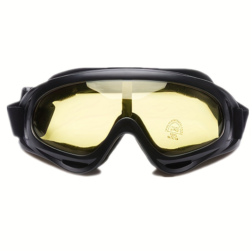 Anti-Fog Windproof Goggles for Motorcycling Cycling Outdoor Large Lens Splash Fog Protection