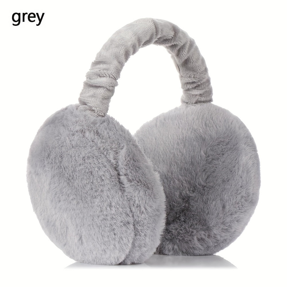 Winter Earmuffs for Men and Women Foldable Warm Coldproof Plush
