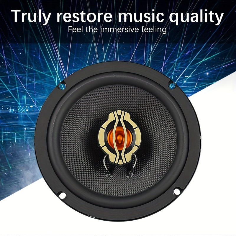 Car Speakers Pair 4-6.5 Inch 600W-1000W 4 Ohm Coaxial Bass Boost for Car Audio