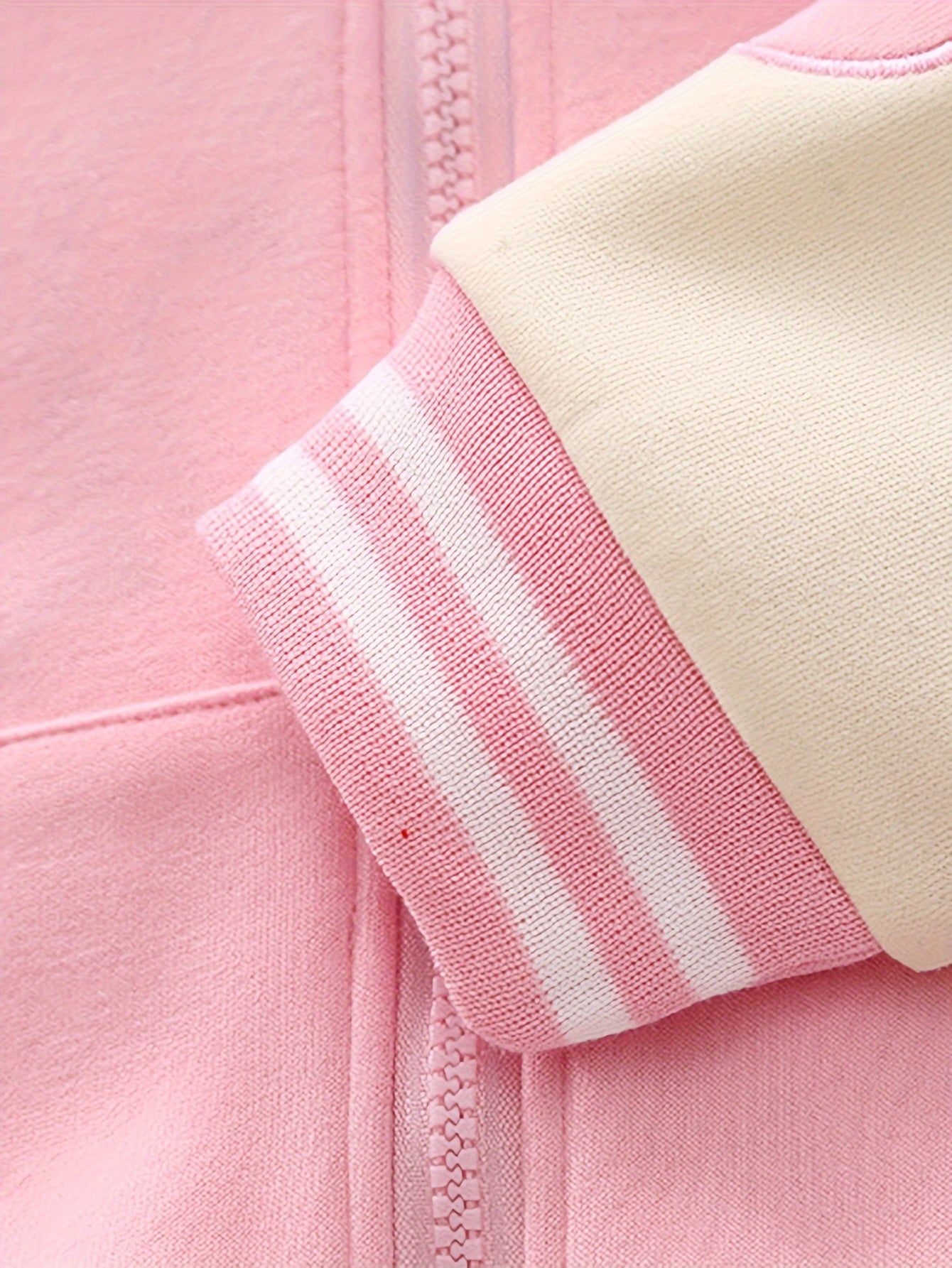 Girls Pink Bunny Hoodie and Pants Set Cotton Cartoon Spring Fall Comfortable Kids Clothing