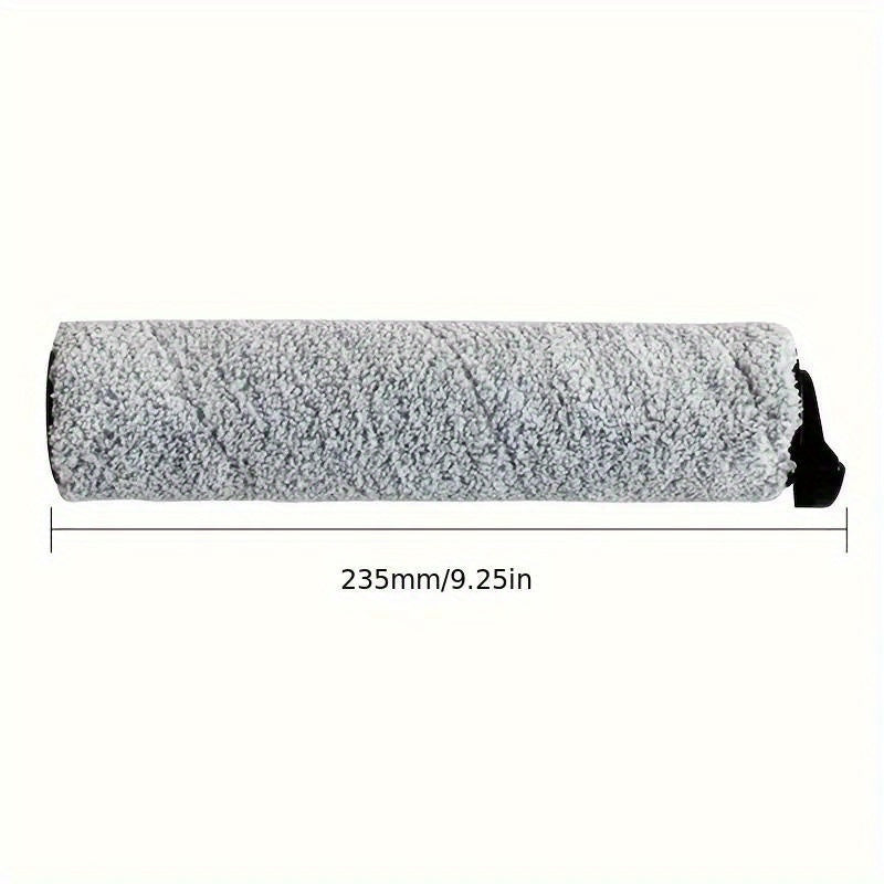 Replacement Brush Roller for Hard Floors Gray Black Soft Bristles for Wood Tile Marble