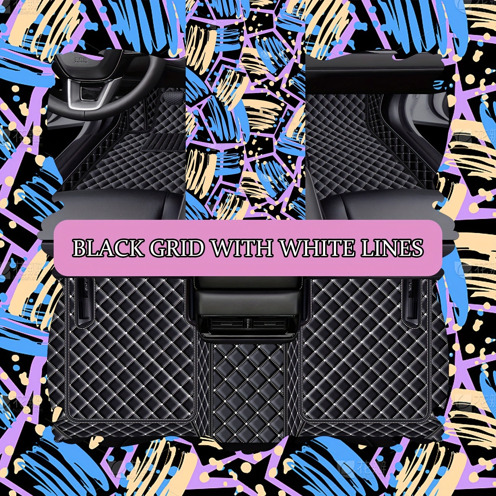 Luxury Faux Leather Car Mats Set for Exeed 2021-2023 Left-Hand Drive