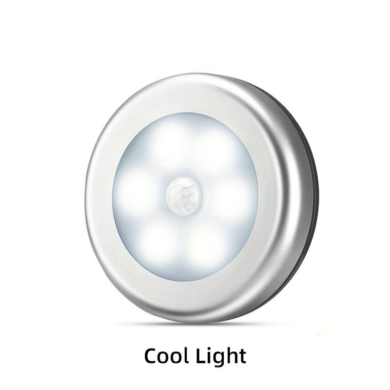 Harakat Sensorli Yoritgich, Ichki LED Tun Yoritgichi, Simsiz Batareya Bilan Ishlaydi, Oshxona, Qadam, Yotoqxona, Hammom uchun. 1 dona, 3 dona yoki 6 dona mavjud.