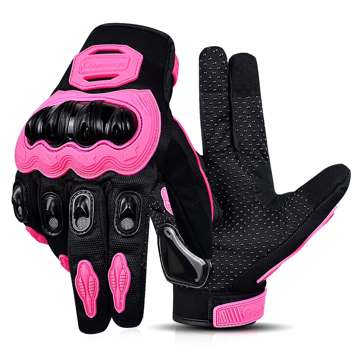 Women's Touch Screen Motorcycle Gloves Full Finger Summer Dirt Bike Riding Gloves