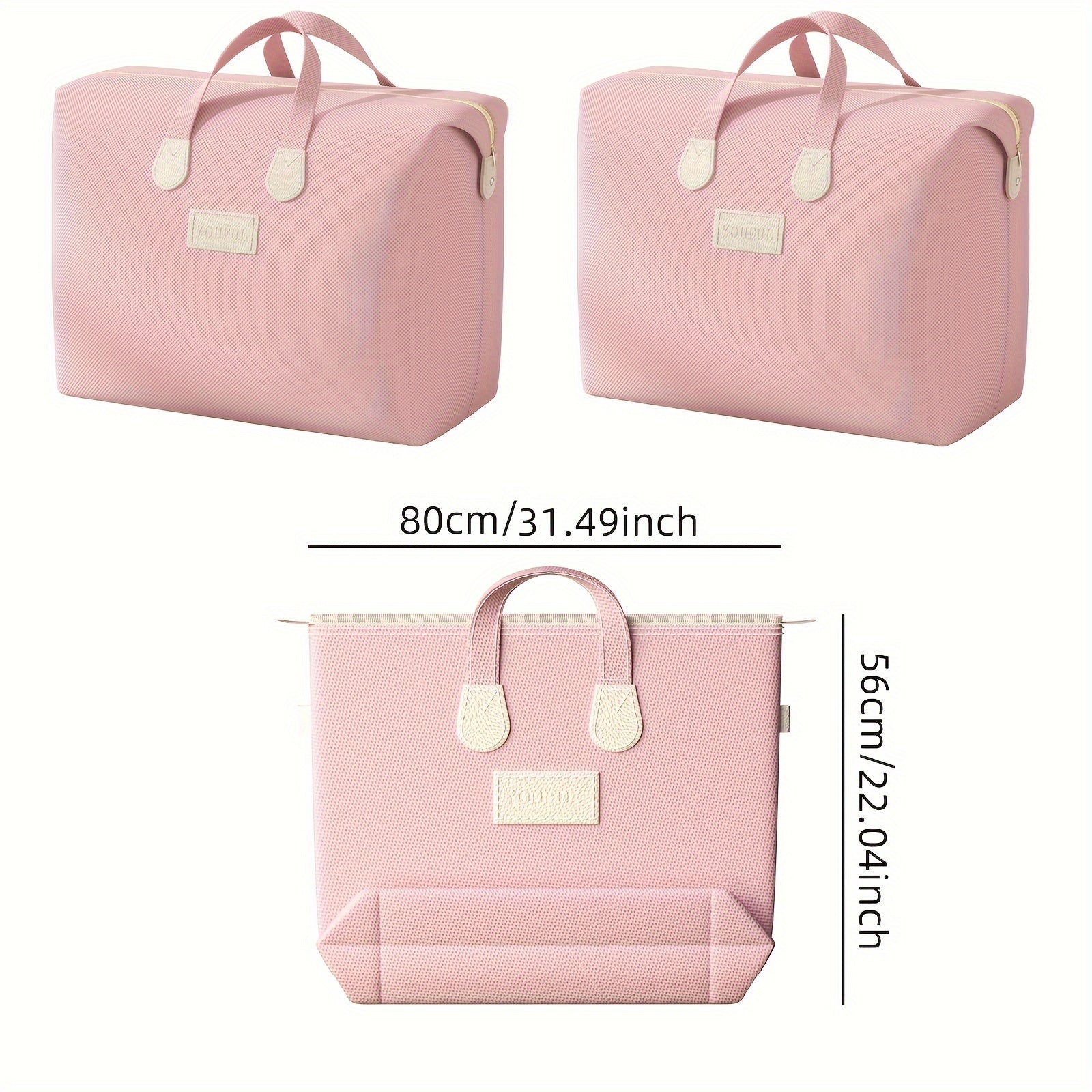 Fabric Storage Bag for Comforters Shoes and Clothes Lightweight Travel Organizer