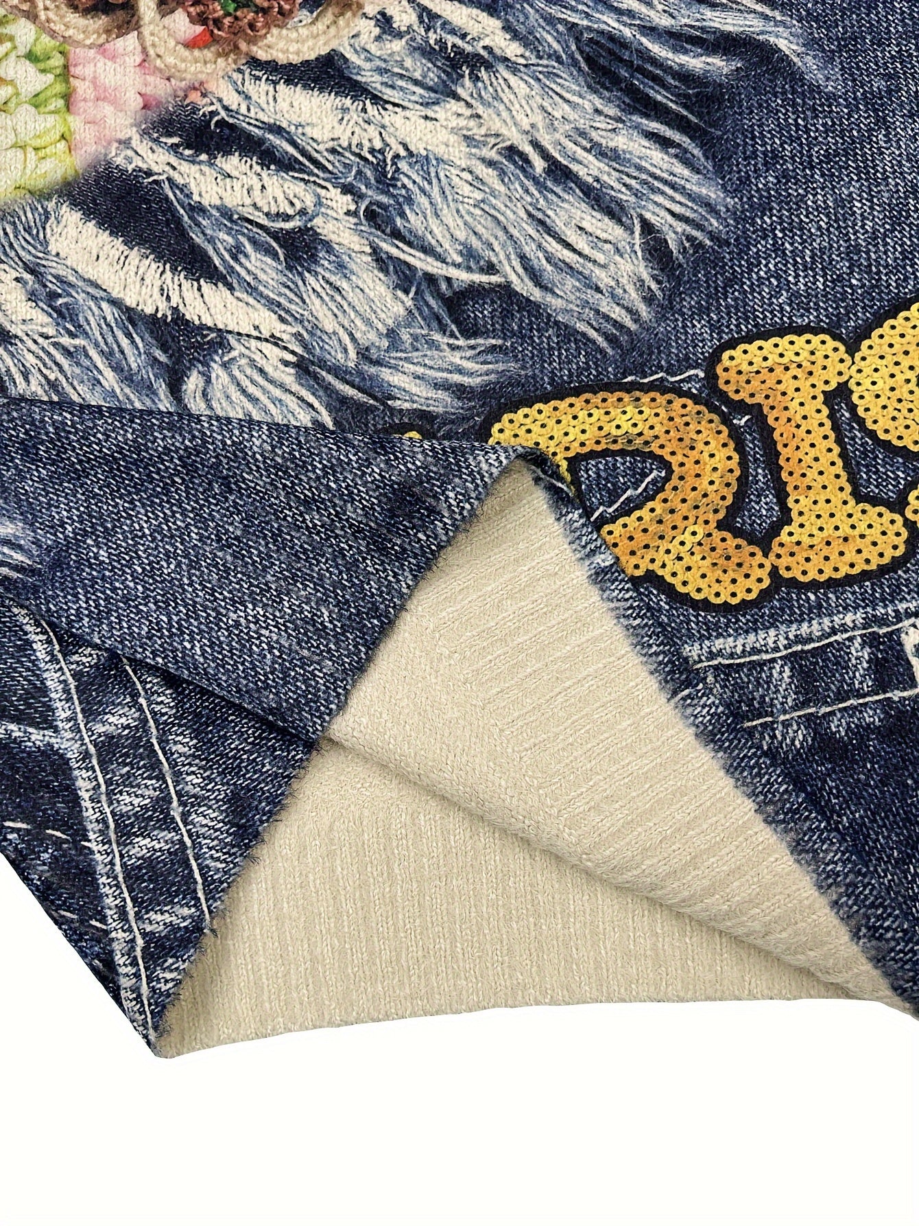 Women’s Oversized Crew Neck Sweater Thick Knit Polyester Spandex Winter Pullover