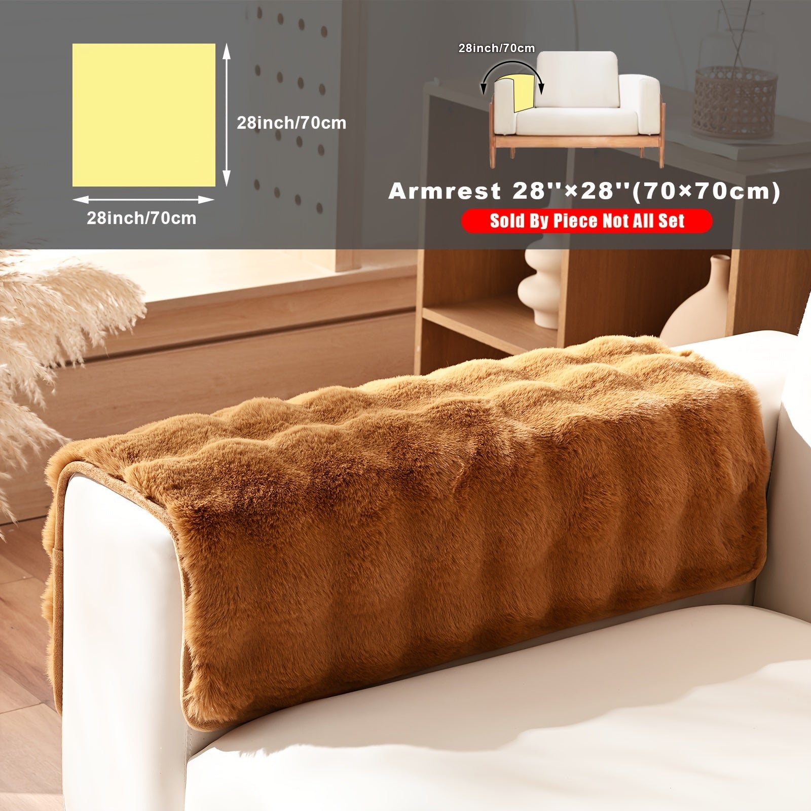 Накидка на диван из флиса для 2-4 местных диванов в 8 цветах, моющаяся в машине, дружелюбная к питомцам, современный дизайн