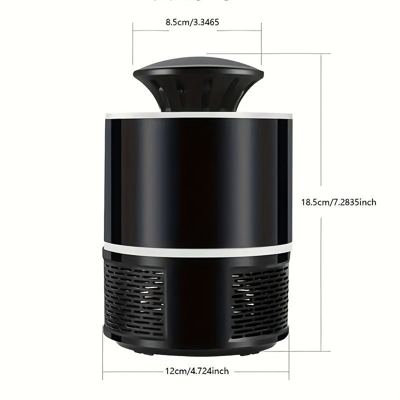 Ichki ultratovush chivin o'ldiruvchi lampochka LED tutqich USB bilan quvvatlanadigan, tinch yotoqxona uchun