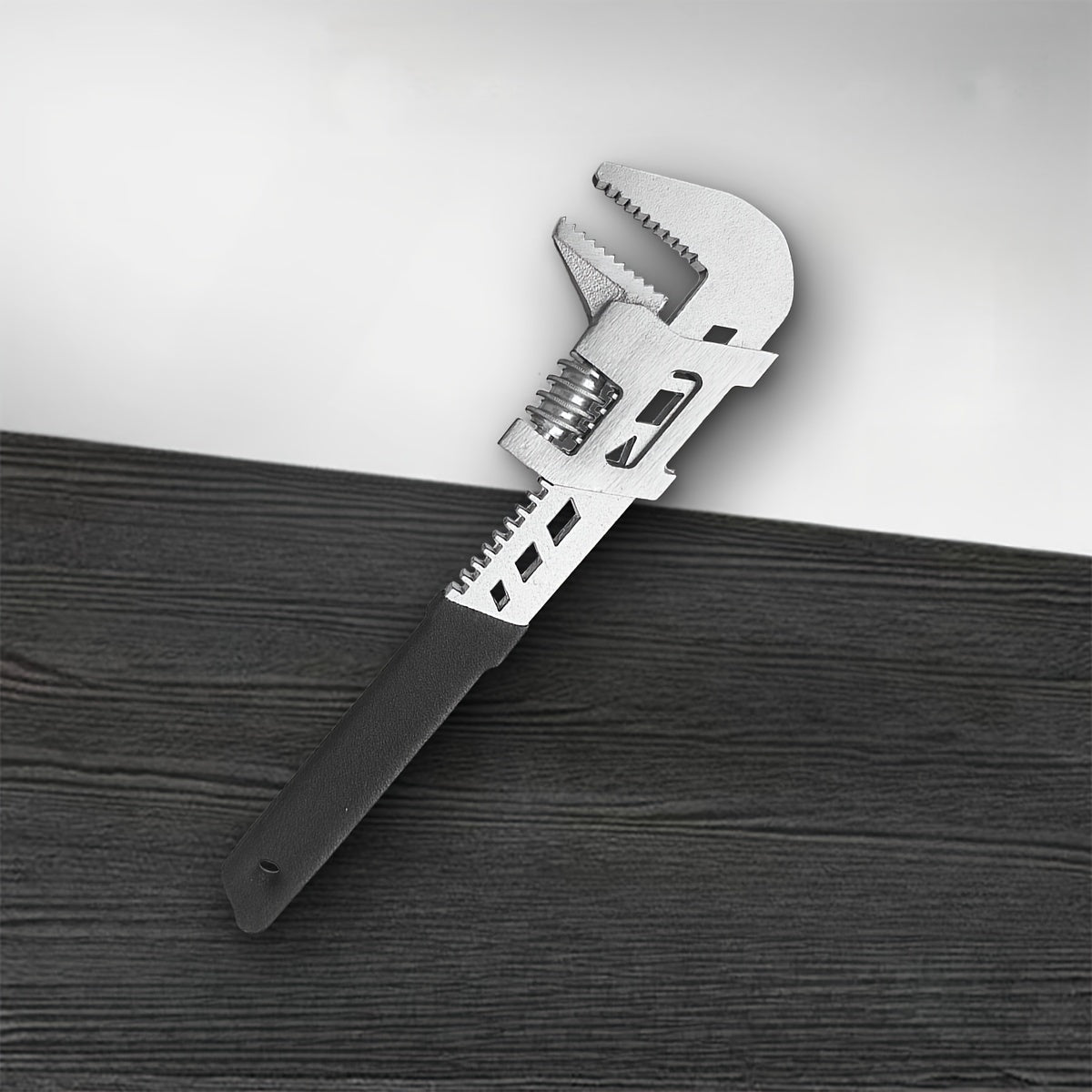 Large Opening Adjustable Wrench for Pipes and Fittings, Auto Repair