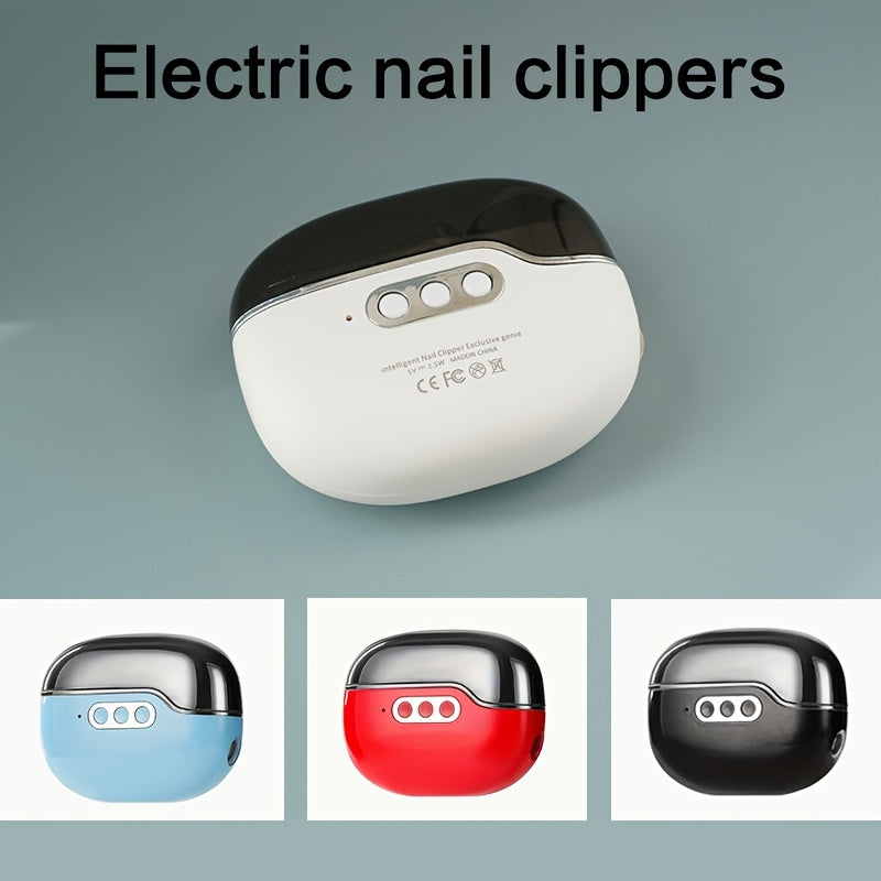 USB перезаряжаемые ножницы для ногтей с LED подсветкой - портативный маникюрный инструмент.