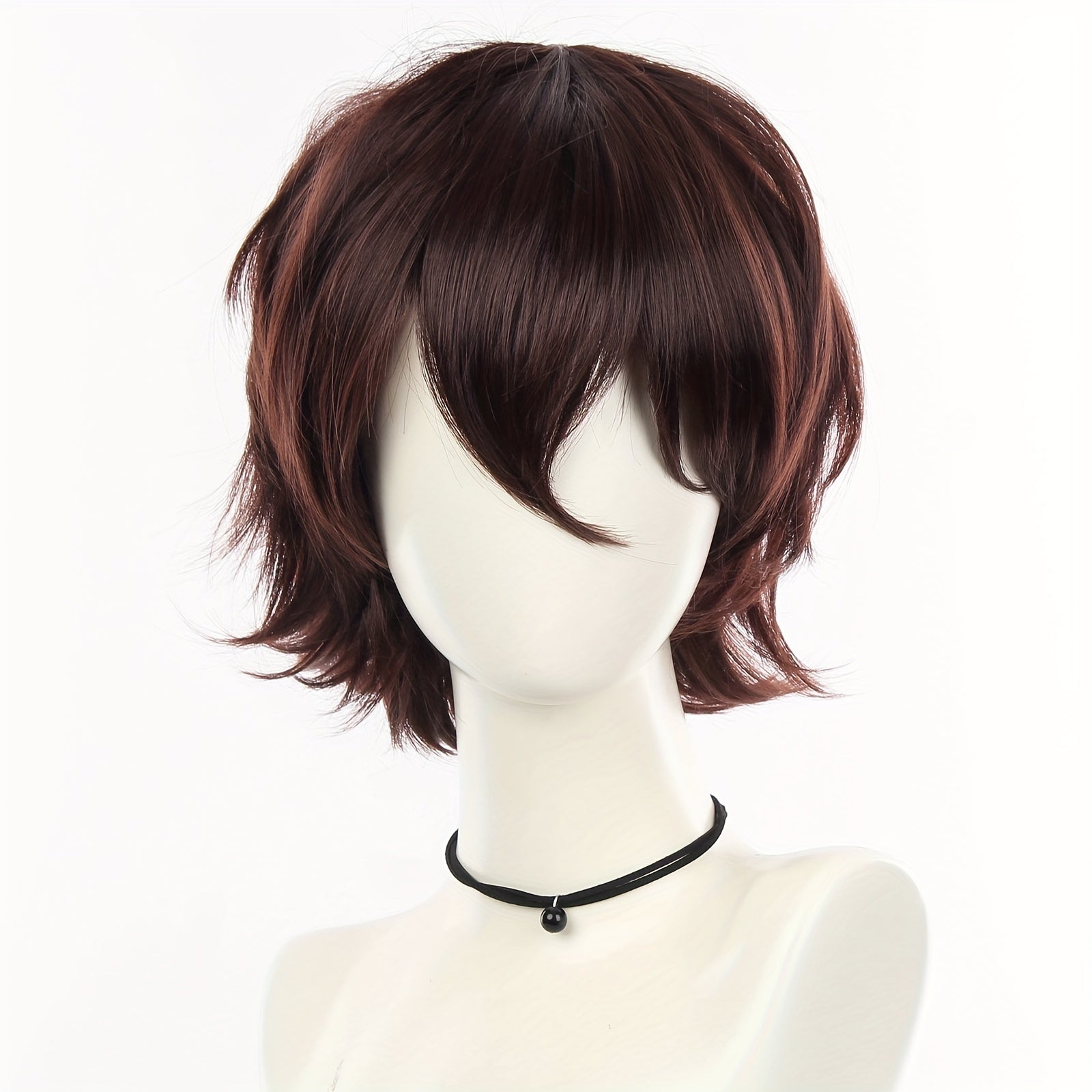 Men's Synthetic Short Hair Wig for Cosplay Halloween Costume Accessory