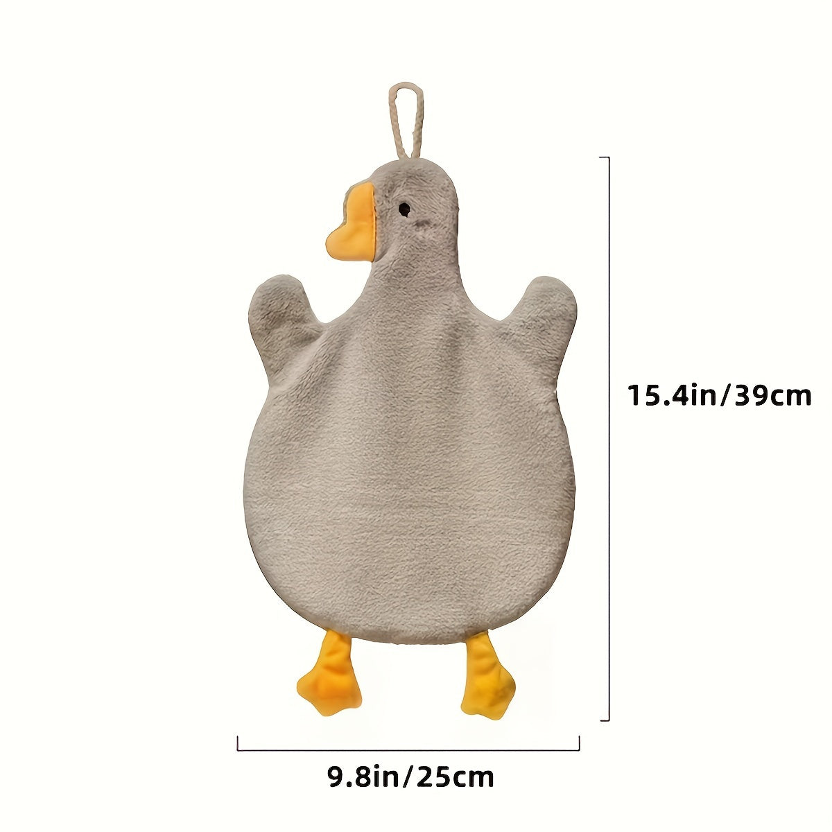 Duck Hand Towel Kitchen Absorbent Quick Dry Machine Washable Modern Woven