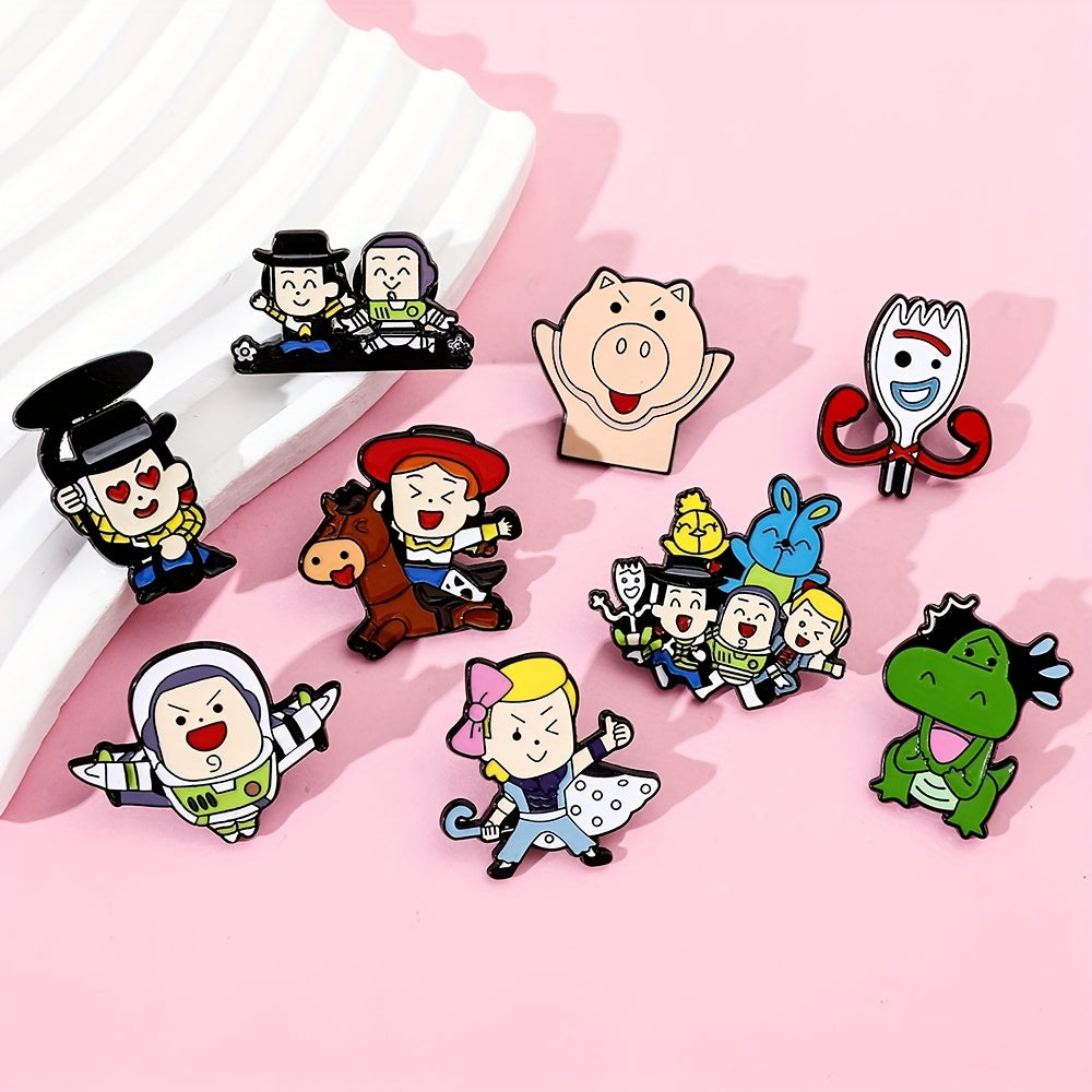 10 ta sevimli multfilm hayvonlari emal pinlari to'plami, Lots-o'-Huggin' Bear va do'stlari ishtirokida. Rux qotishmasidan tayyorlangan, ruksaklar va kiyimlarni bezash uchun mukammal. Do'stlar uchun ideal sovg'a.