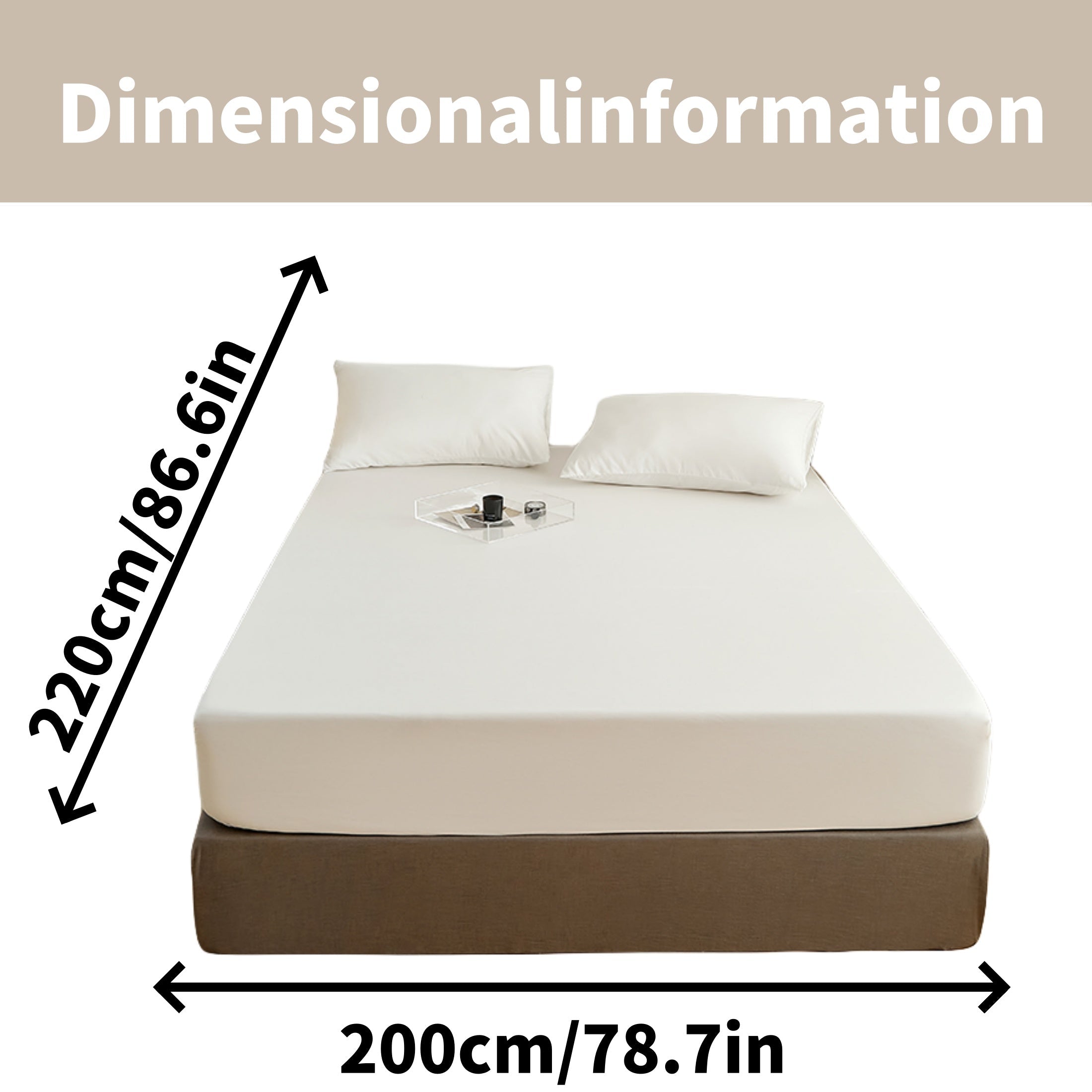 Juego de sábanas ajustadas de poliéster cepillado con 2 fundas de almohada, con bolsillo profundo, ropa de cama