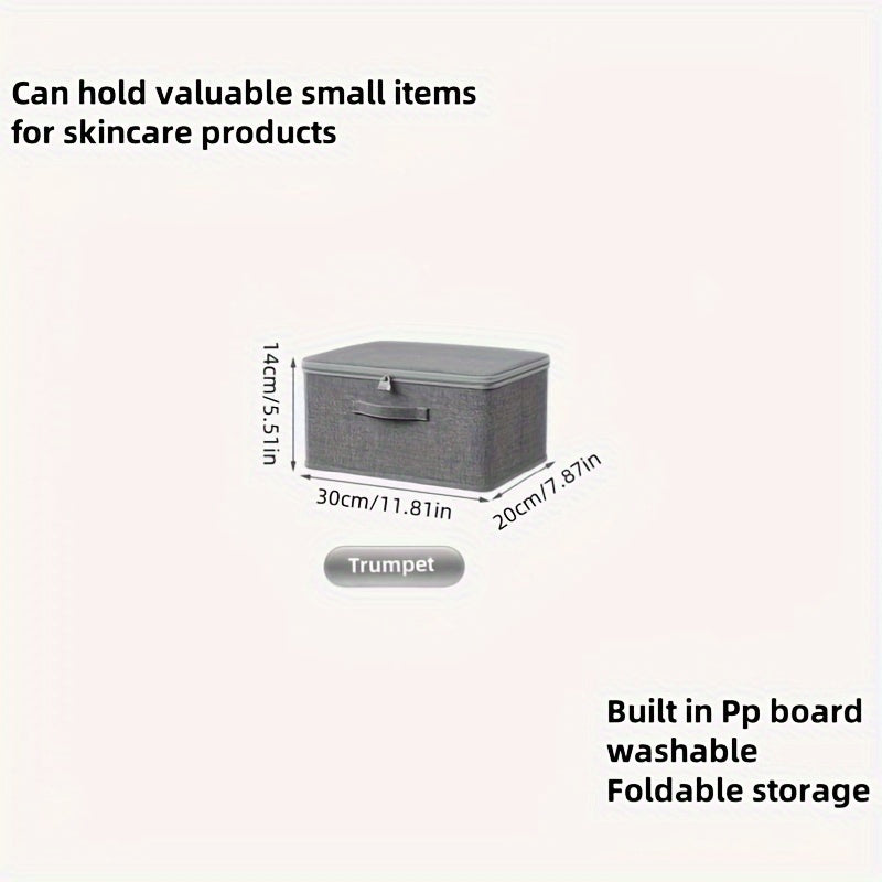 Caja de almacenamiento de poliéster de gran capacidad con cerradura de contraseña para ropa y documentos