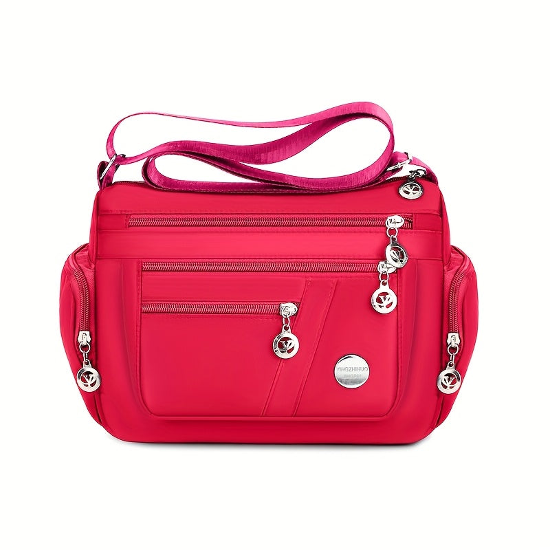 Ayollar uchun ko'p funksiyali kesim sumkasi, sozlanadigan kamar, bir nechta bo'limlar, zip yopilishi va polyester astar bilan xarid qilish, ofis va sayohat uchun, bir nechta ranglarda mavjud.