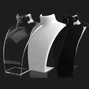 Soporte de exhibición de joyería con estante para collares y pendientes