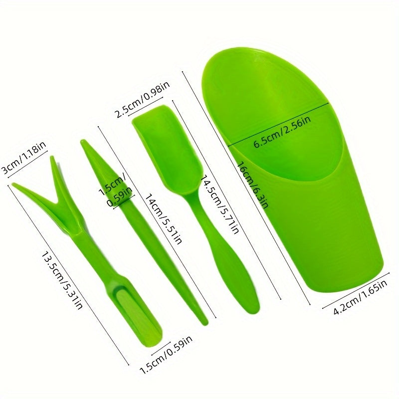 Flower and Succulent Gardening Tool Set Plastic Durable Plant Care Tools for Indoor Outdoor Use