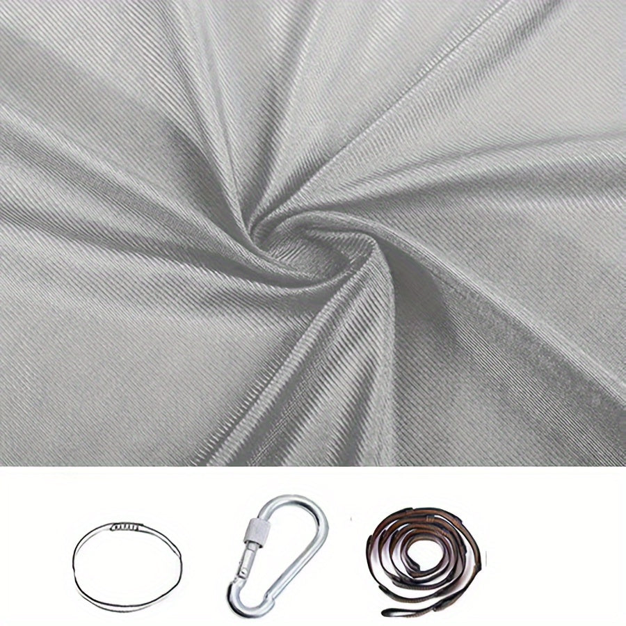 Elastic Hammock for Indoor and Outdoor Use 100x280cm Red Nylon Air Yoga Hammock