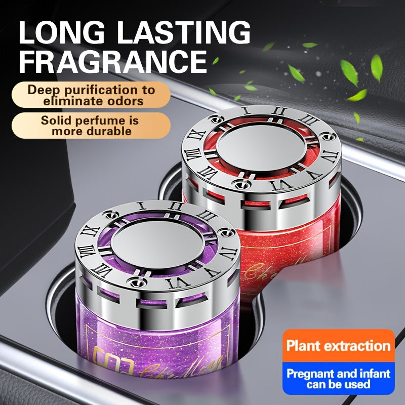 Ayollar uchun avtomobil aromaterapiyasi qattiq parfyum, uzoq davom etadigan yengil hid