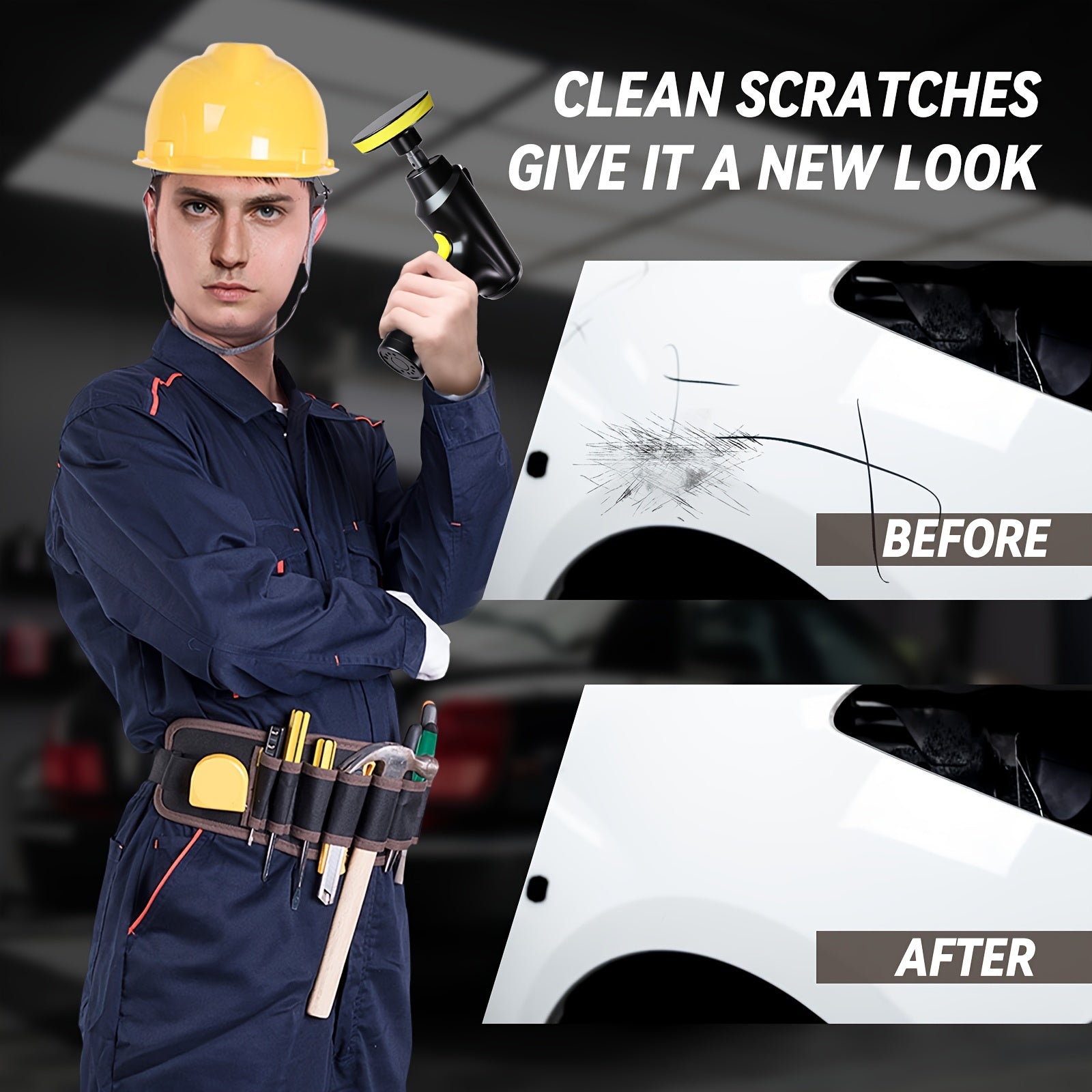 Беспроводная машина для полировки и ремонта царапин.